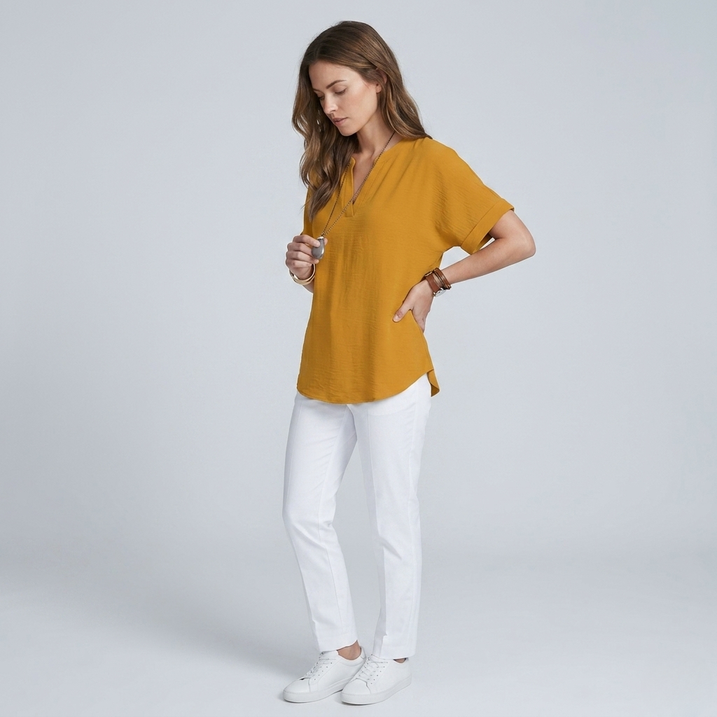 Genneva | Casual Short Sleeve Blouse