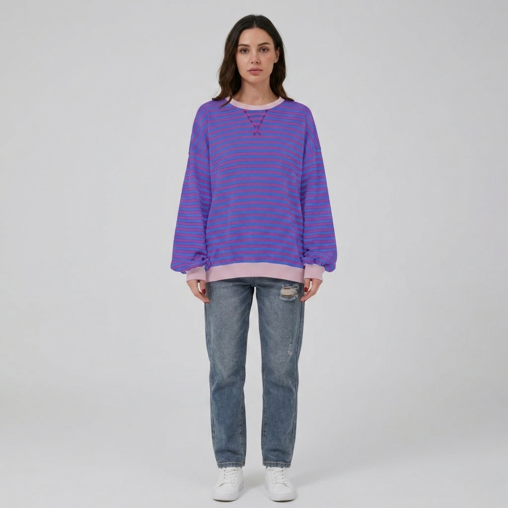 Luka | Striped Long Sleeve Shirt