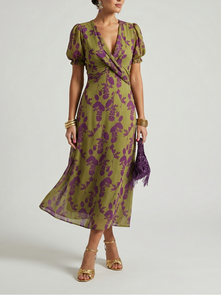 Virel | Relaxed Floral Midi Dress