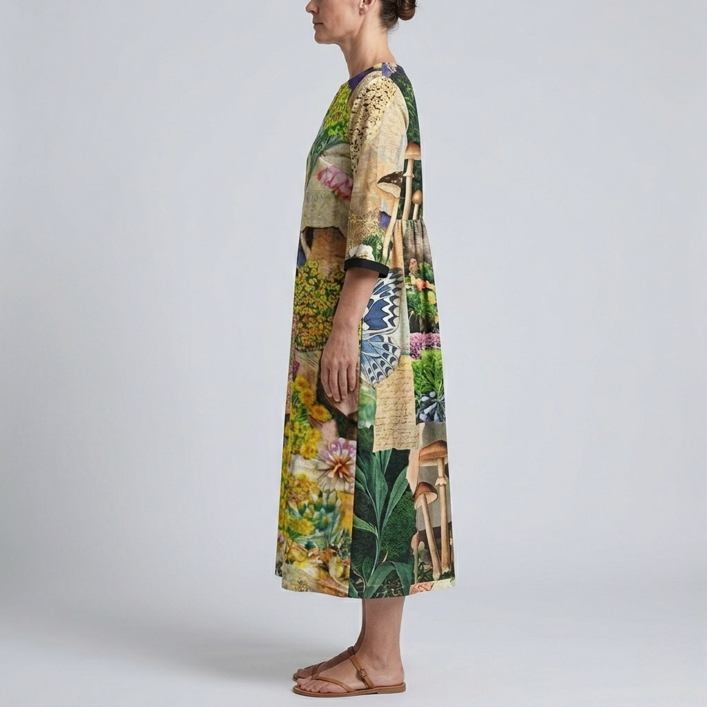 Olda | Feminine Floral Summer Midi Dress