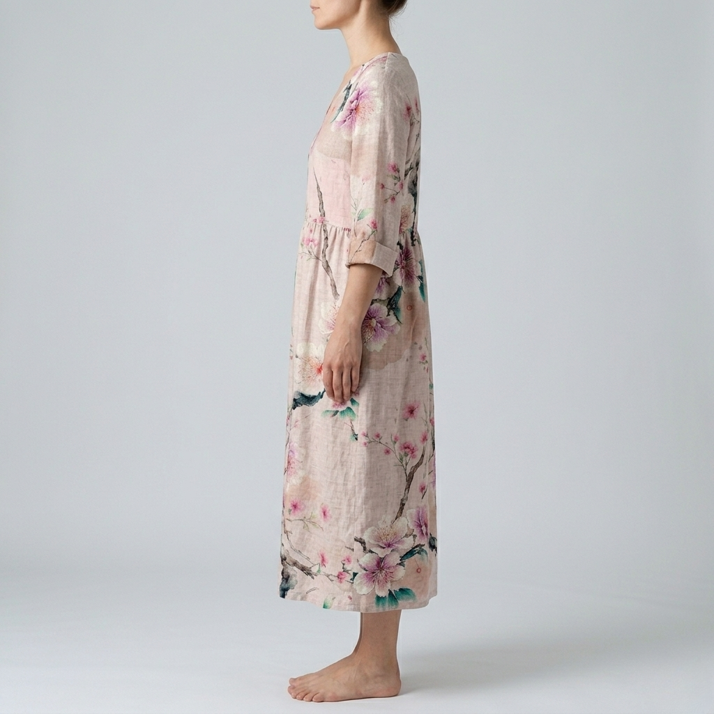 Caroline | Chic Floral Summer Midi Dress