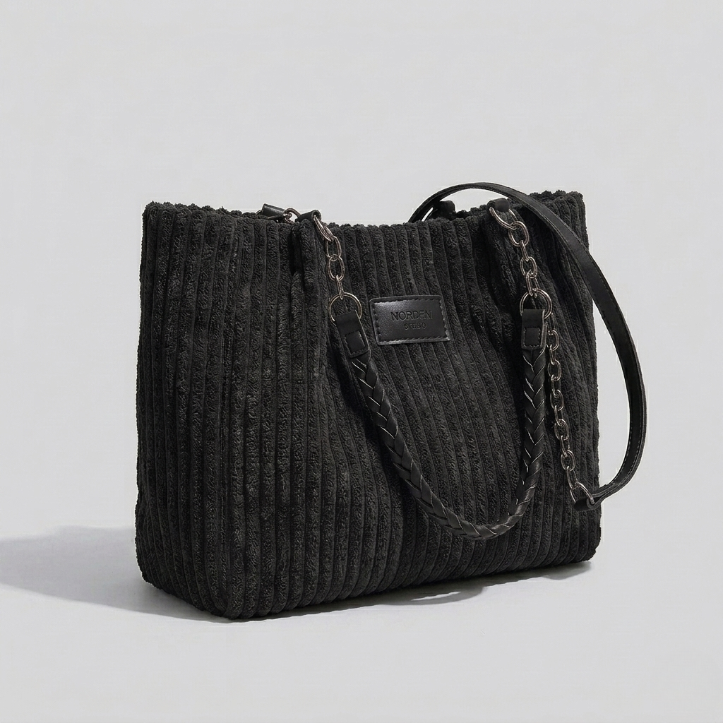 Orna | Corduroy Stylish Tote Bag