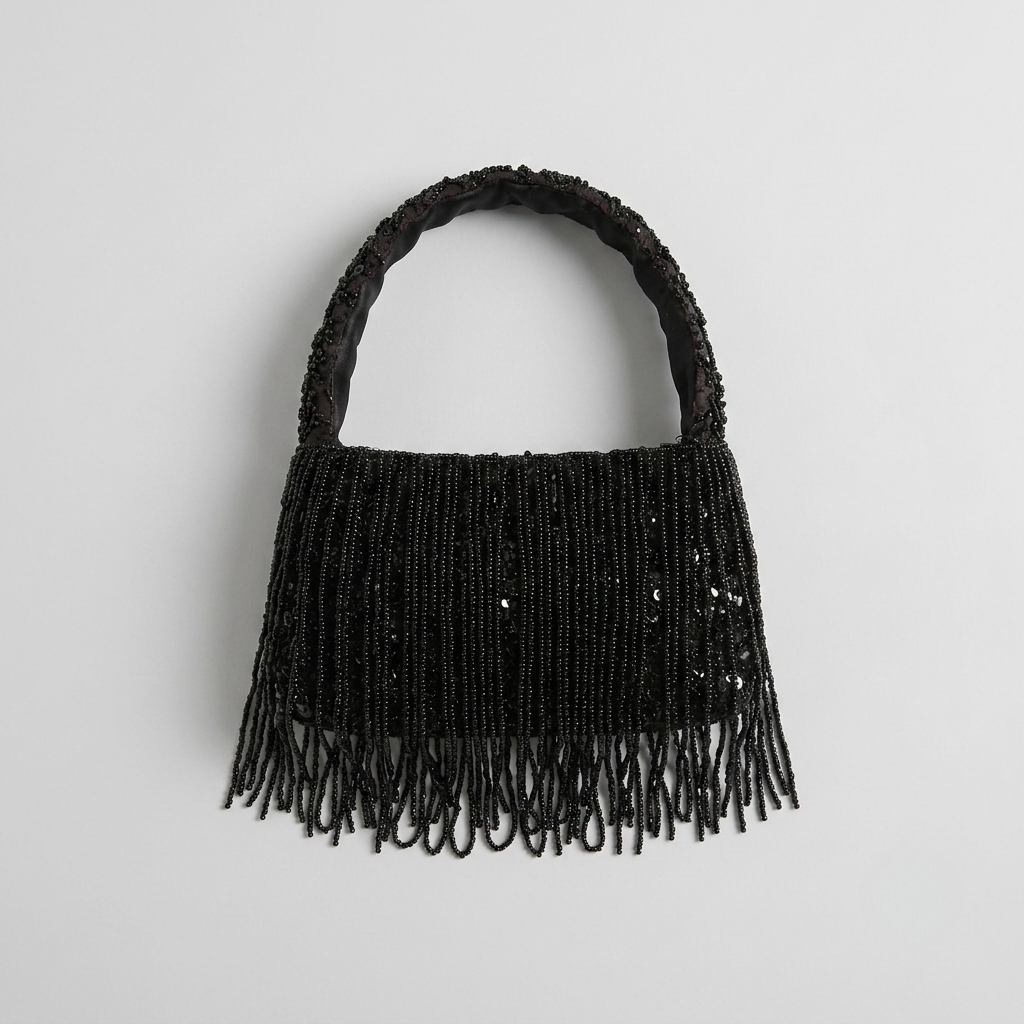 Linnea | Beaded Fringe Evening Handbag