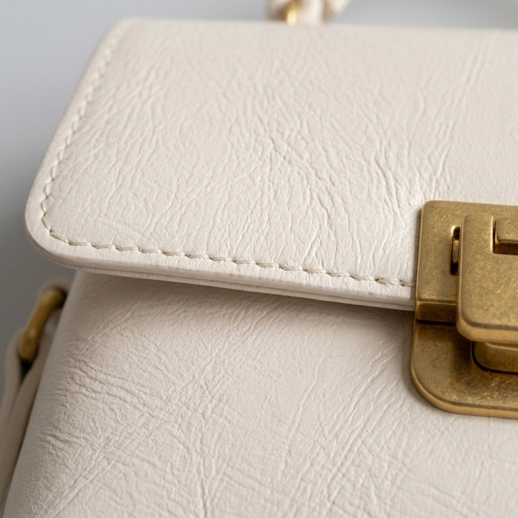 Adria | Structured Top Handle Flap Handbag