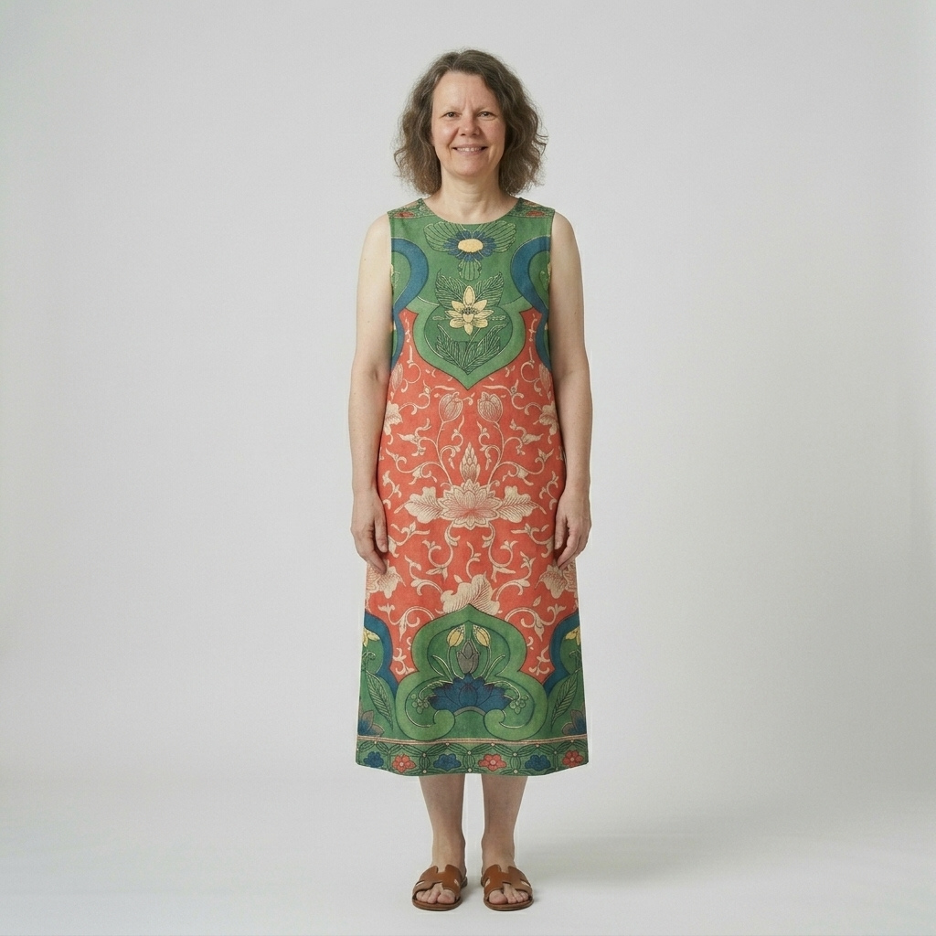 Vera | Bohemian Print Midi Dress