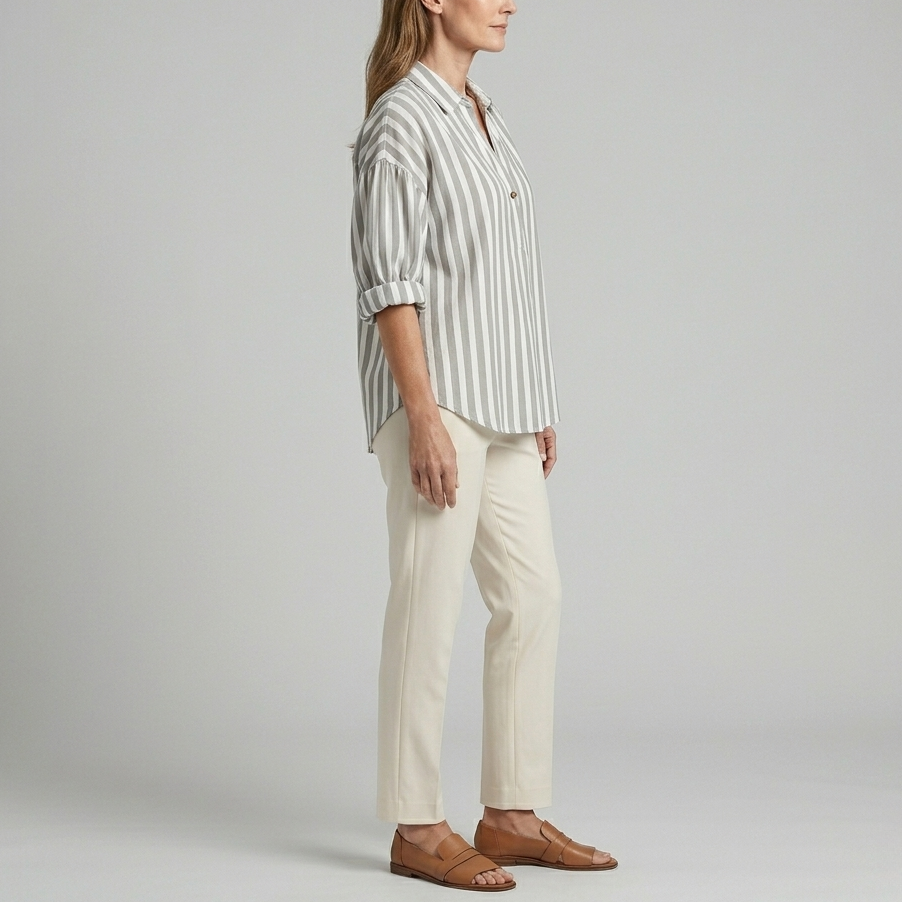 Nora | Everyday Striped Relaxed Fit Blouse