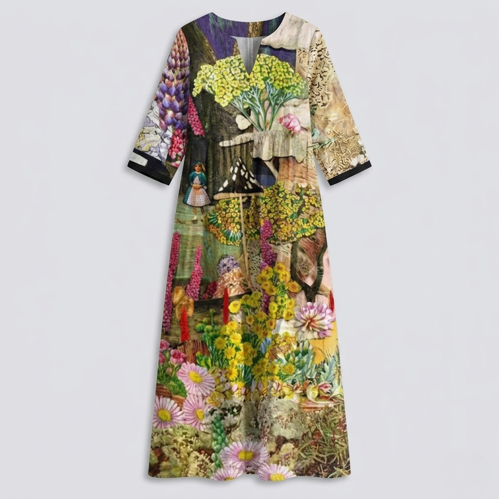 Olda | Feminine Floral Summer Midi Dress