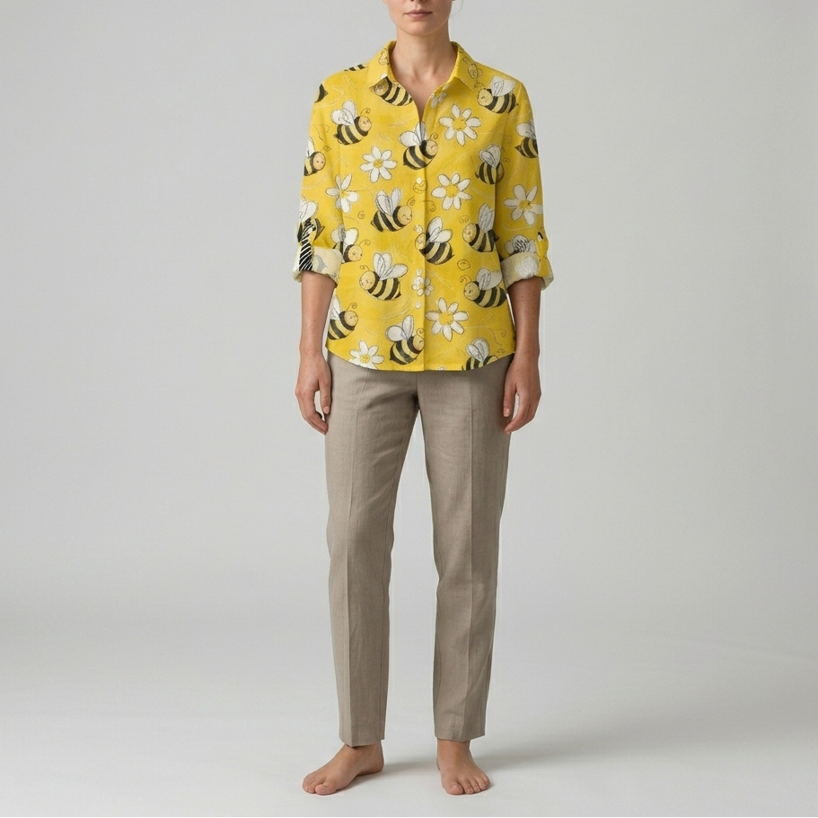 Franka | Bee Blossom Button Blouse