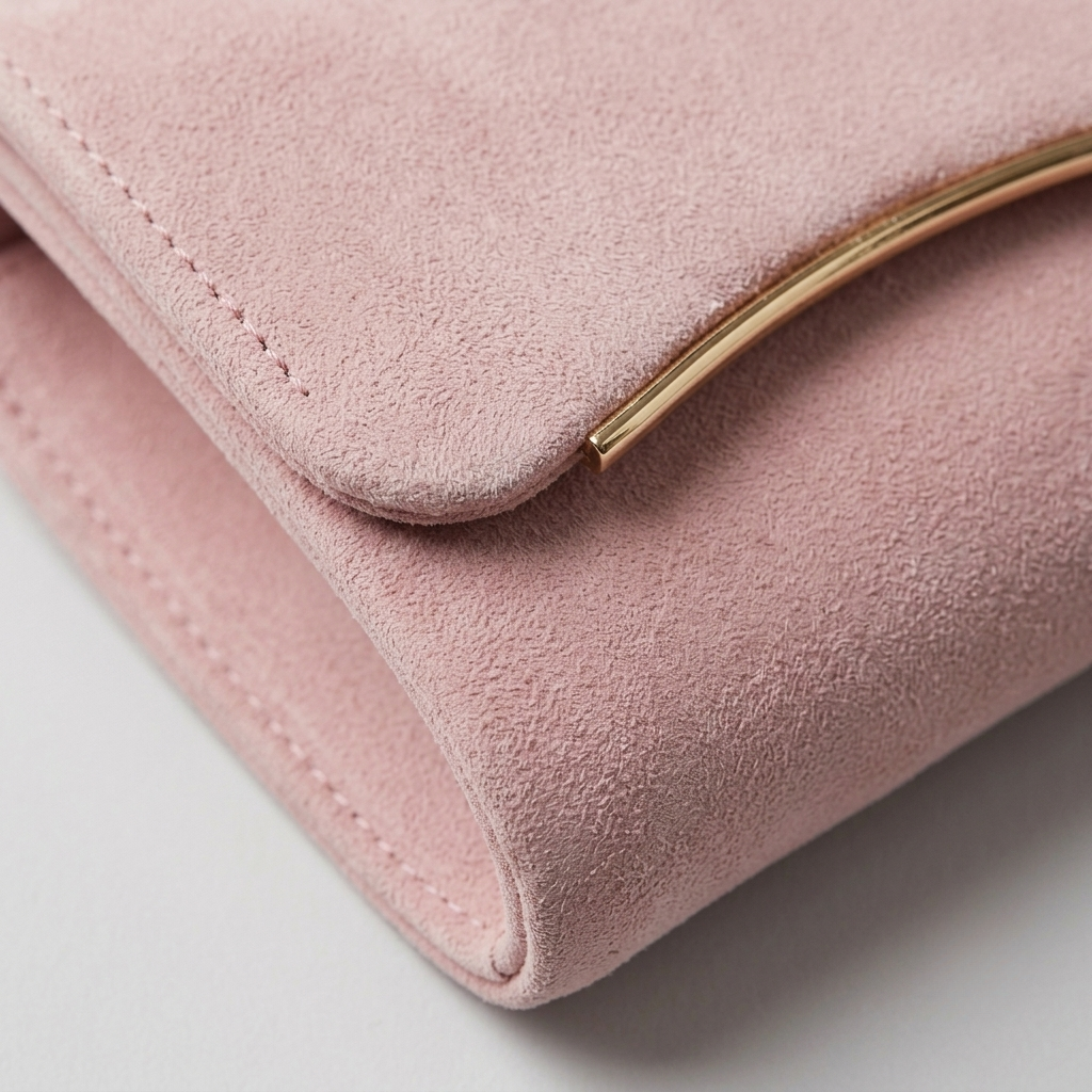 Noemi | Curved Metal Accent Envelope Clutch