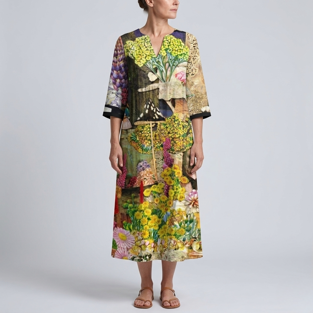 Olda | Feminine Floral Summer Midi Dress