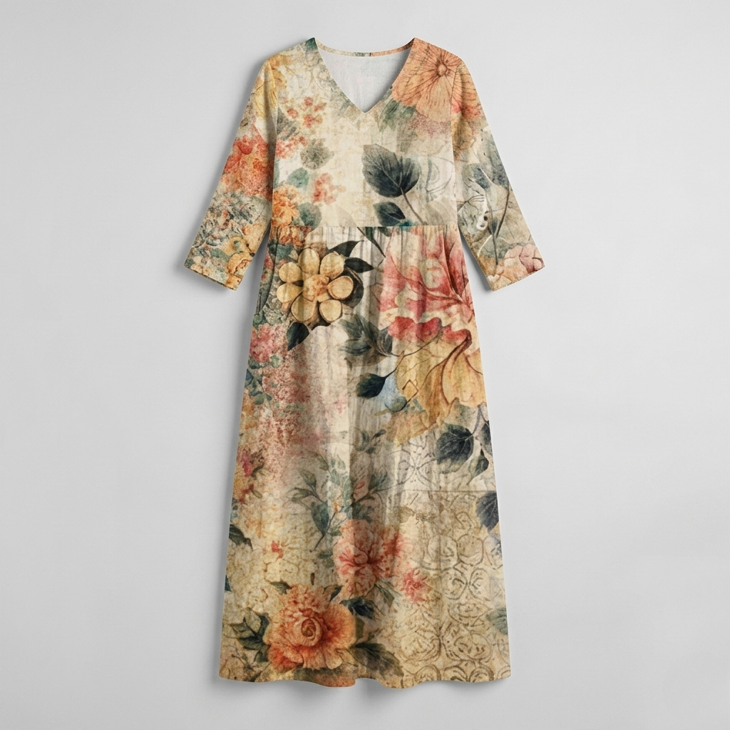 Tiara | Elegant Floral Flow Summer Dress