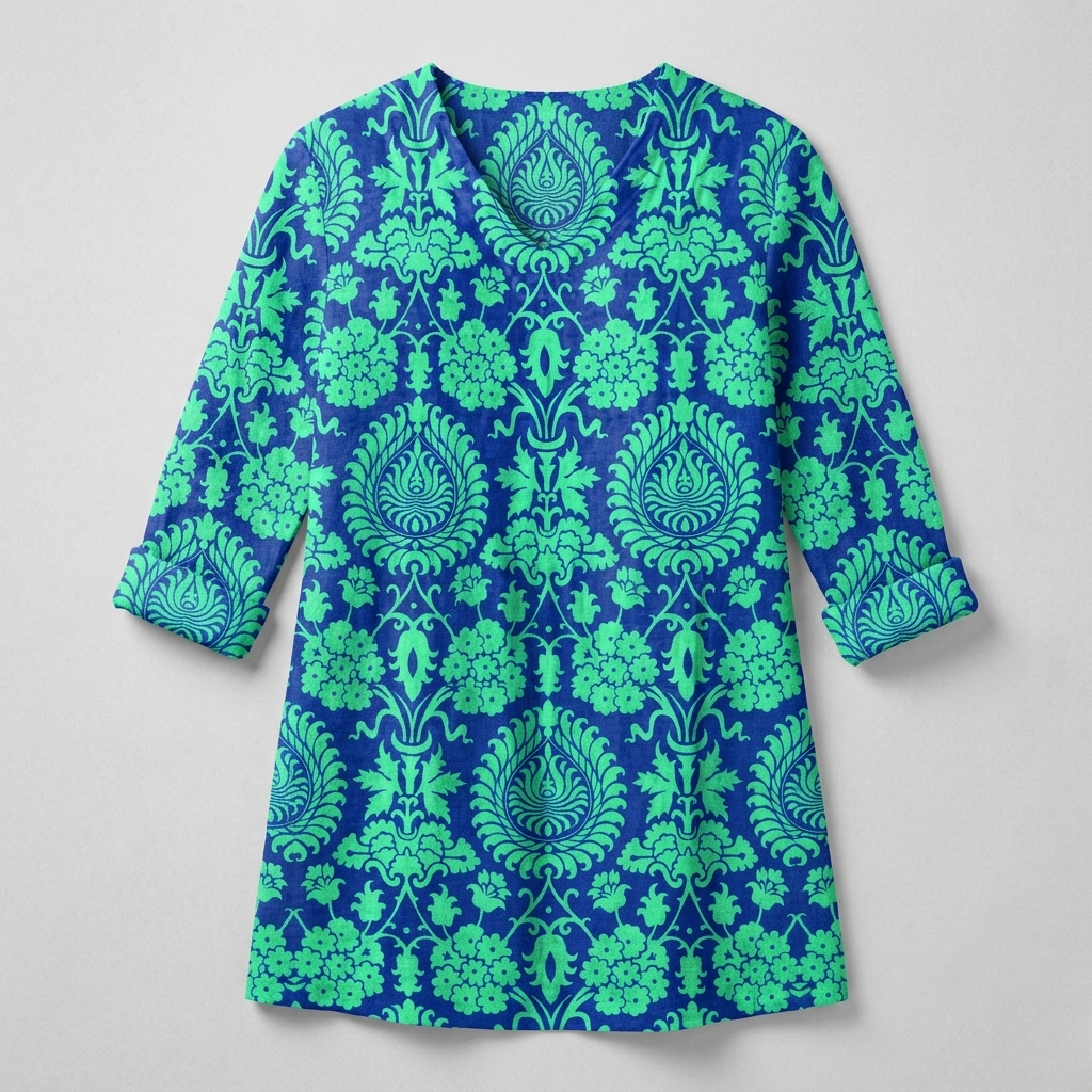 Ines | Relaxed Fluid V-Neck Blouse