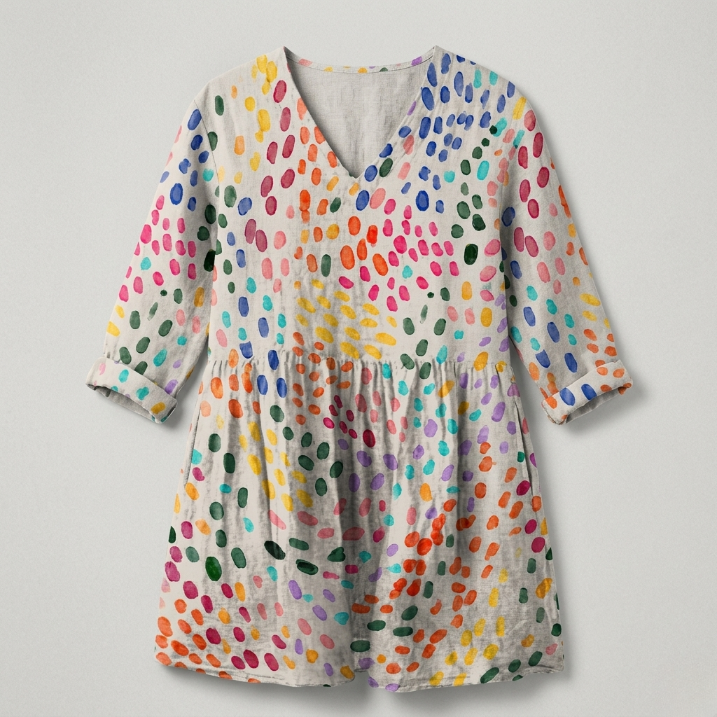 Pauline | Flowing Elegant V-Neck Blouse