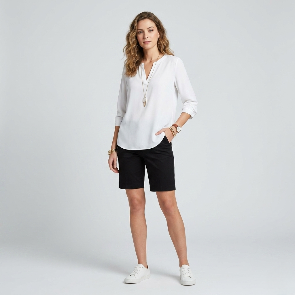 Genneva | Casual Short Sleeve Blouse