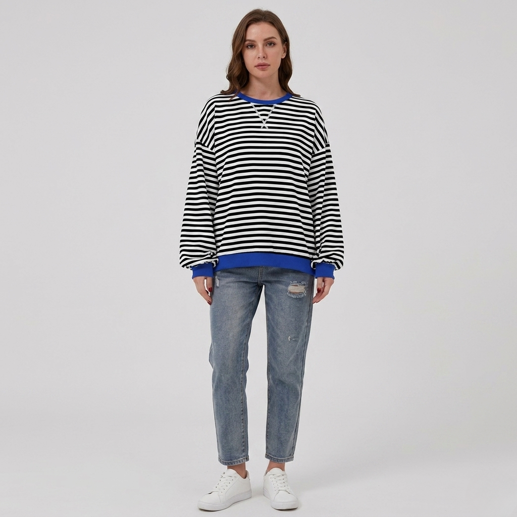 Luka | Striped Long Sleeve Shirt