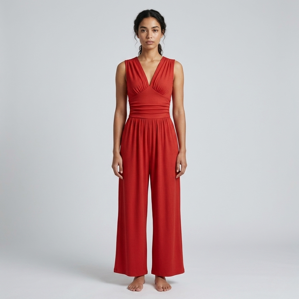 Charity | Sleeveless Wide-Leg Jumpsuit