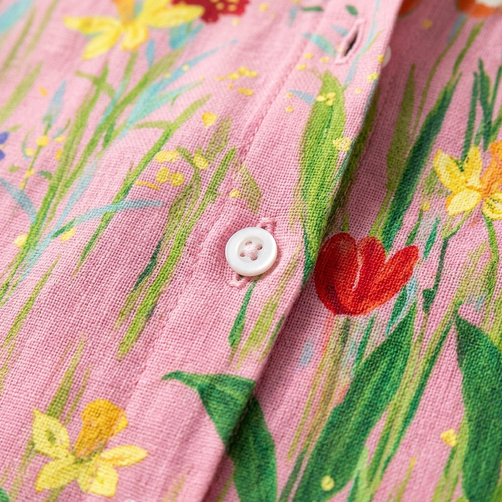 Fiona | Spring Garden V-Neck Blouse