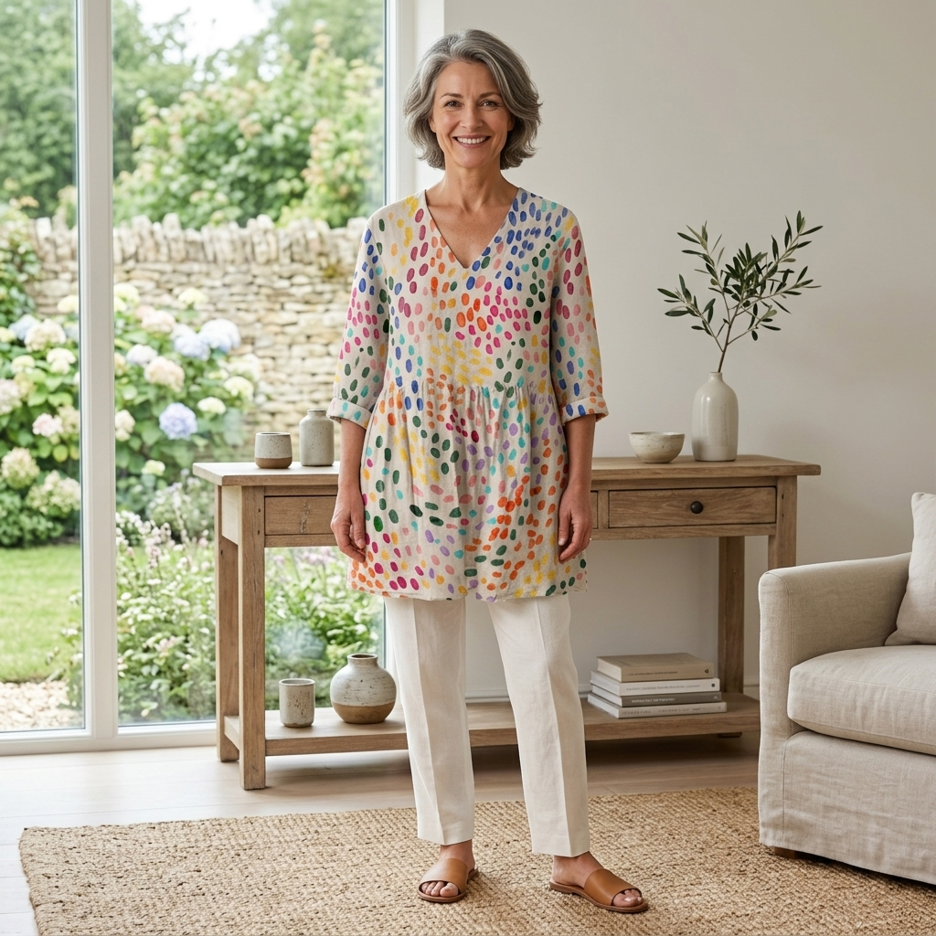 Pauline | Flowing Elegant V-Neck Blouse