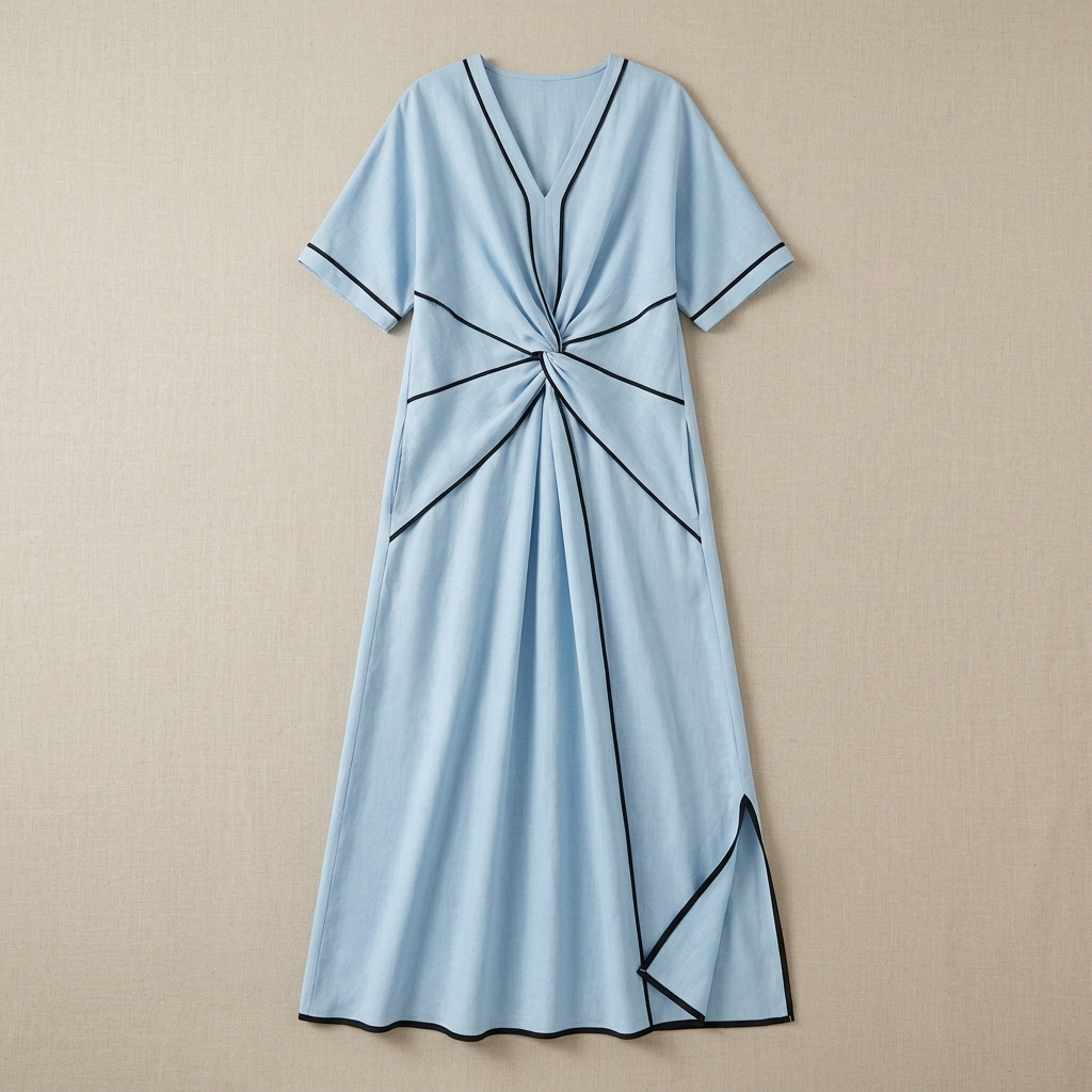 Aurora | Relaxed V-Neck Dress