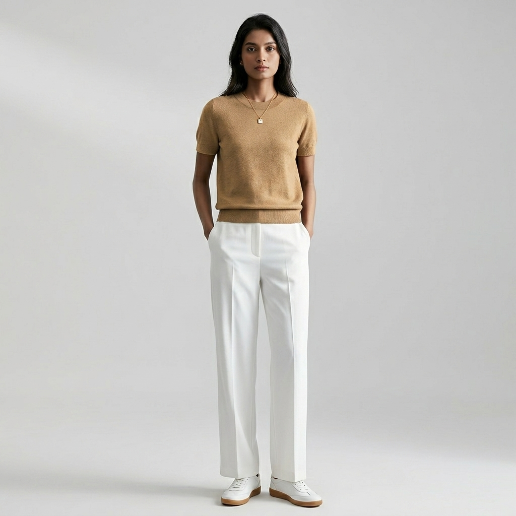Vianca | Casual Crew Neck Top