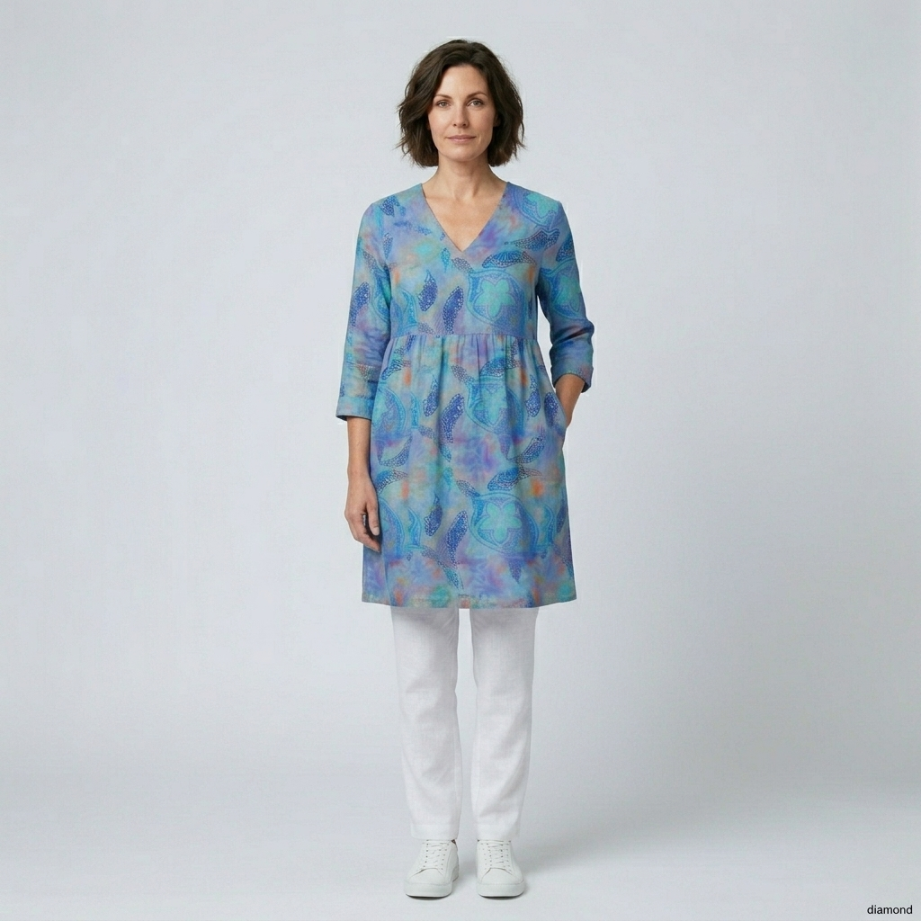 Juliette | Long V-Neck Blouse