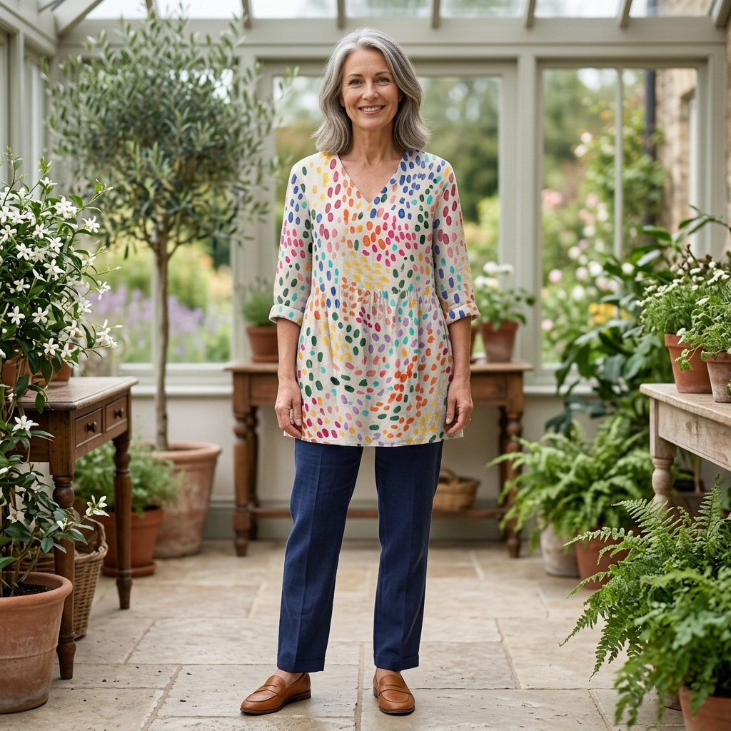Pauline | Flowing Elegant V-Neck Blouse