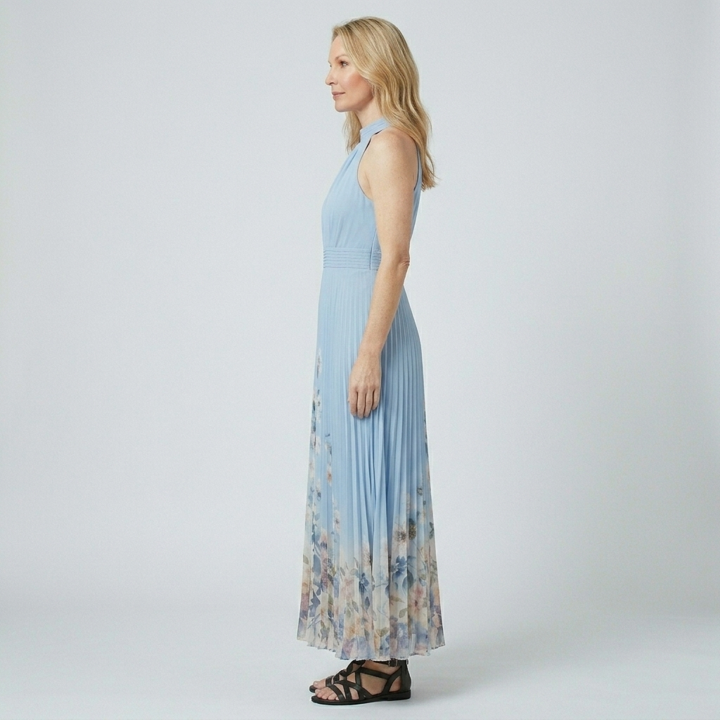 Kezia | Floral Halter Maxi Dress