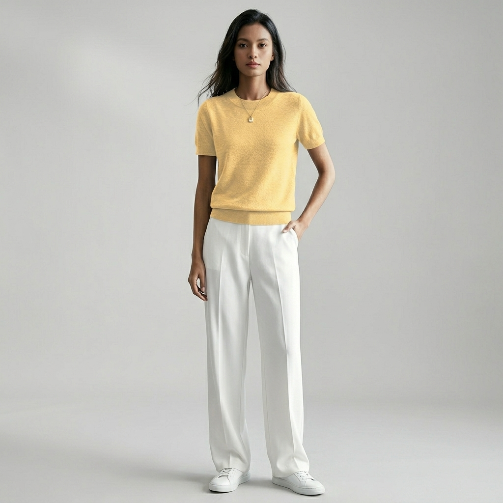 Vianca | Casual Crew Neck Top