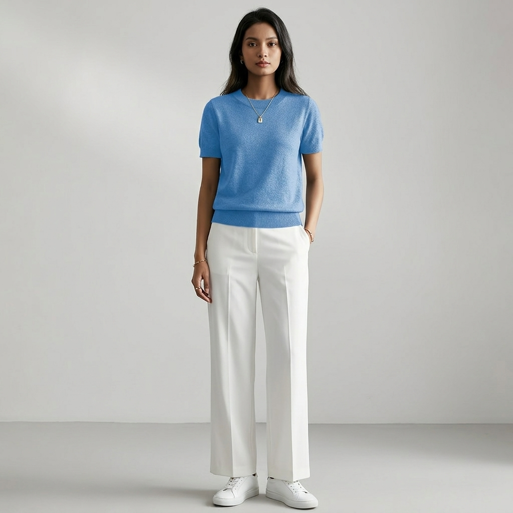 Vianca | Casual Crew Neck Top
