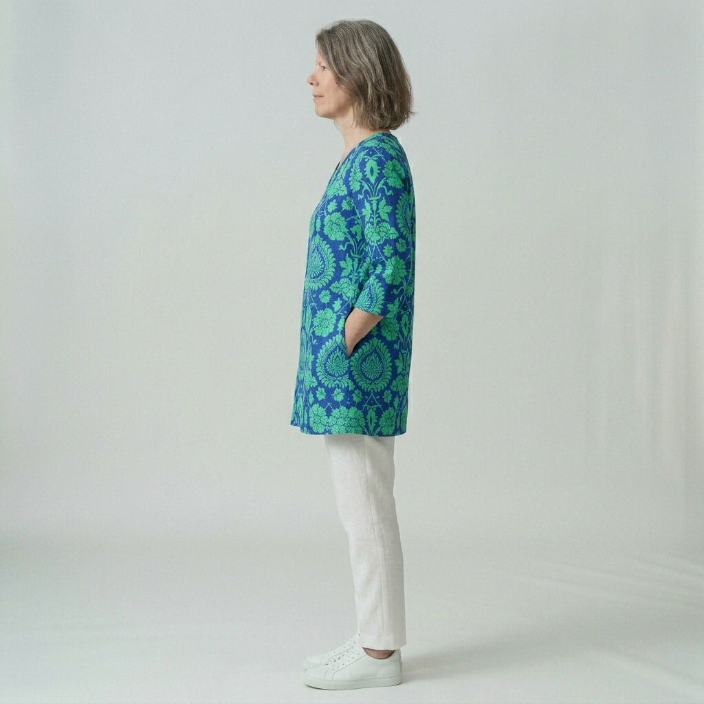 Ines | Relaxed Fluid V-Neck Blouse