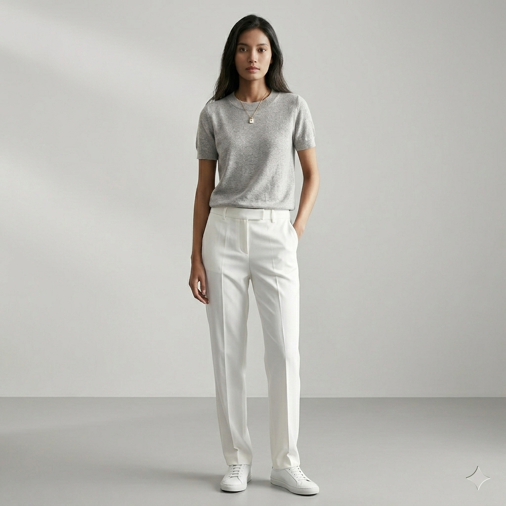 Vianca | Casual Crew Neck Top
