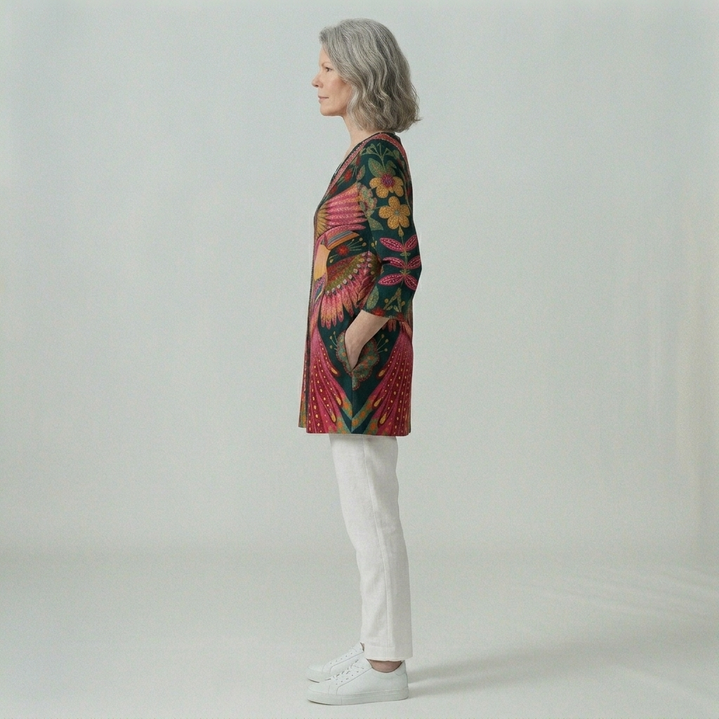 Manon | Flowing V-Neck Long Blouse