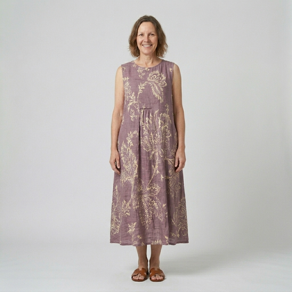 Mia | Floral Print Midi Dress