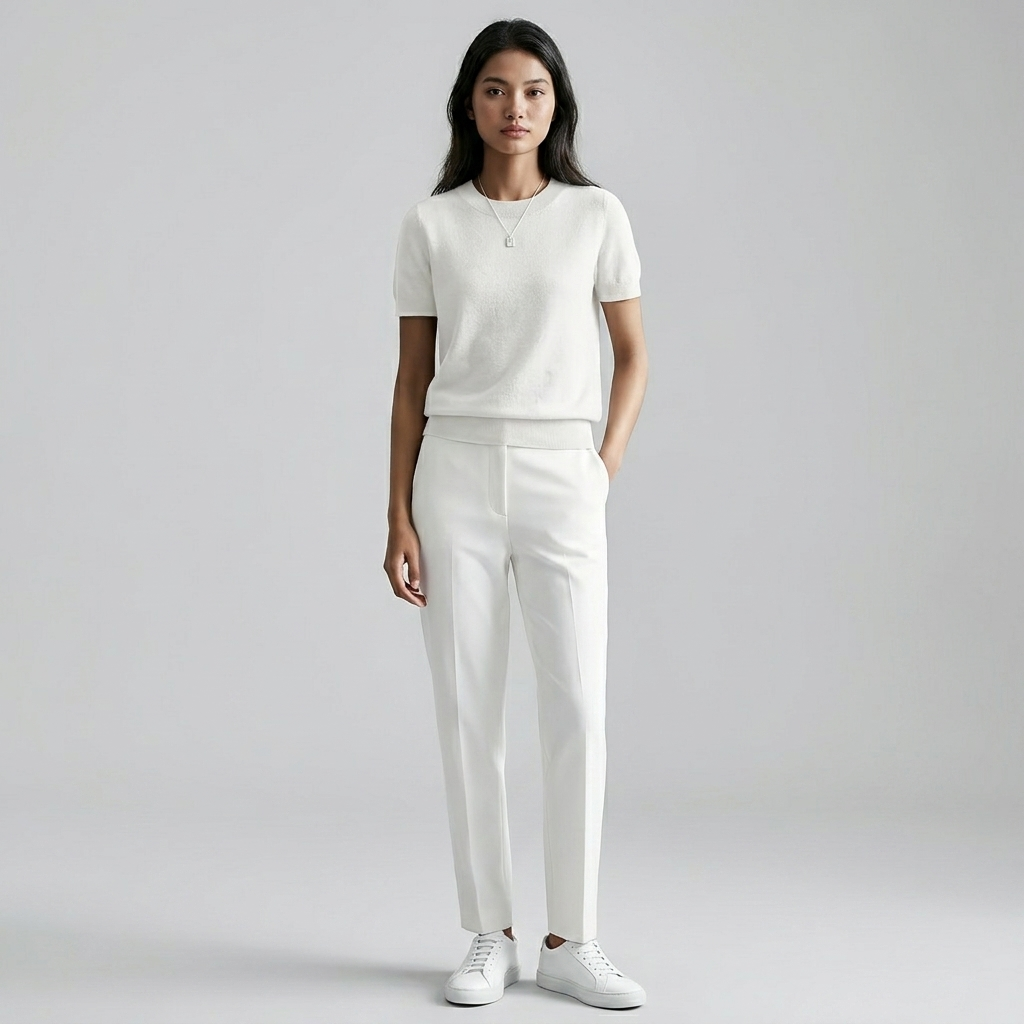 Vianca | Casual Crew Neck Top