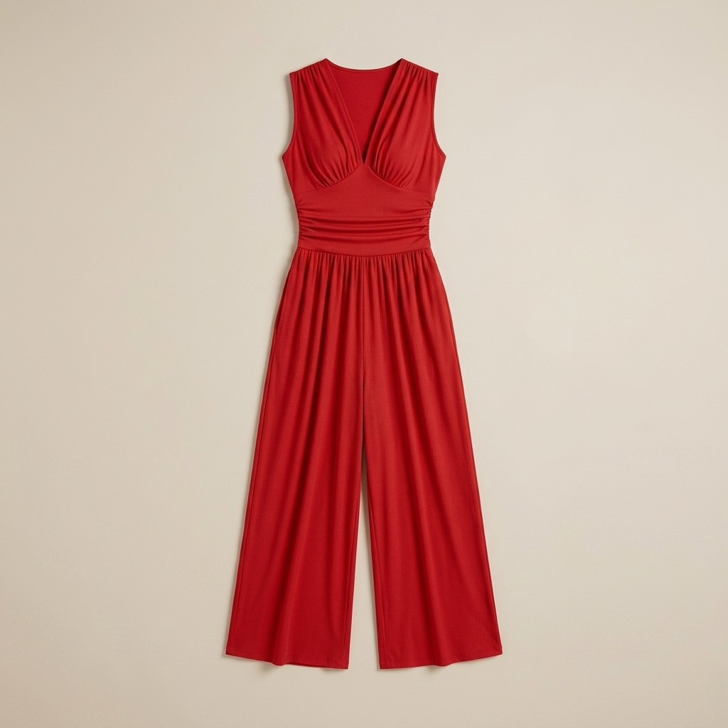 Charity | Sleeveless Wide-Leg Jumpsuit