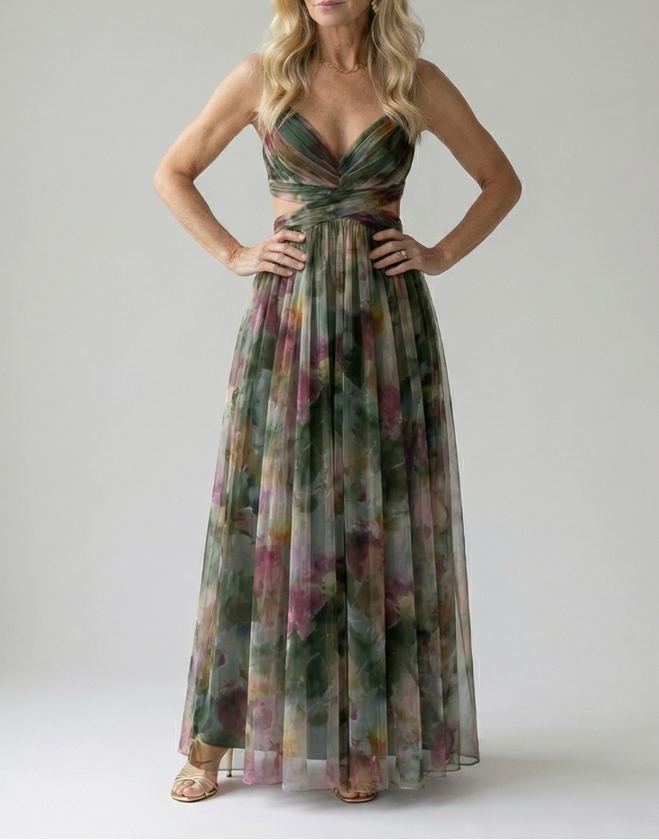 Isel | Soft Wrap Maxi Dress