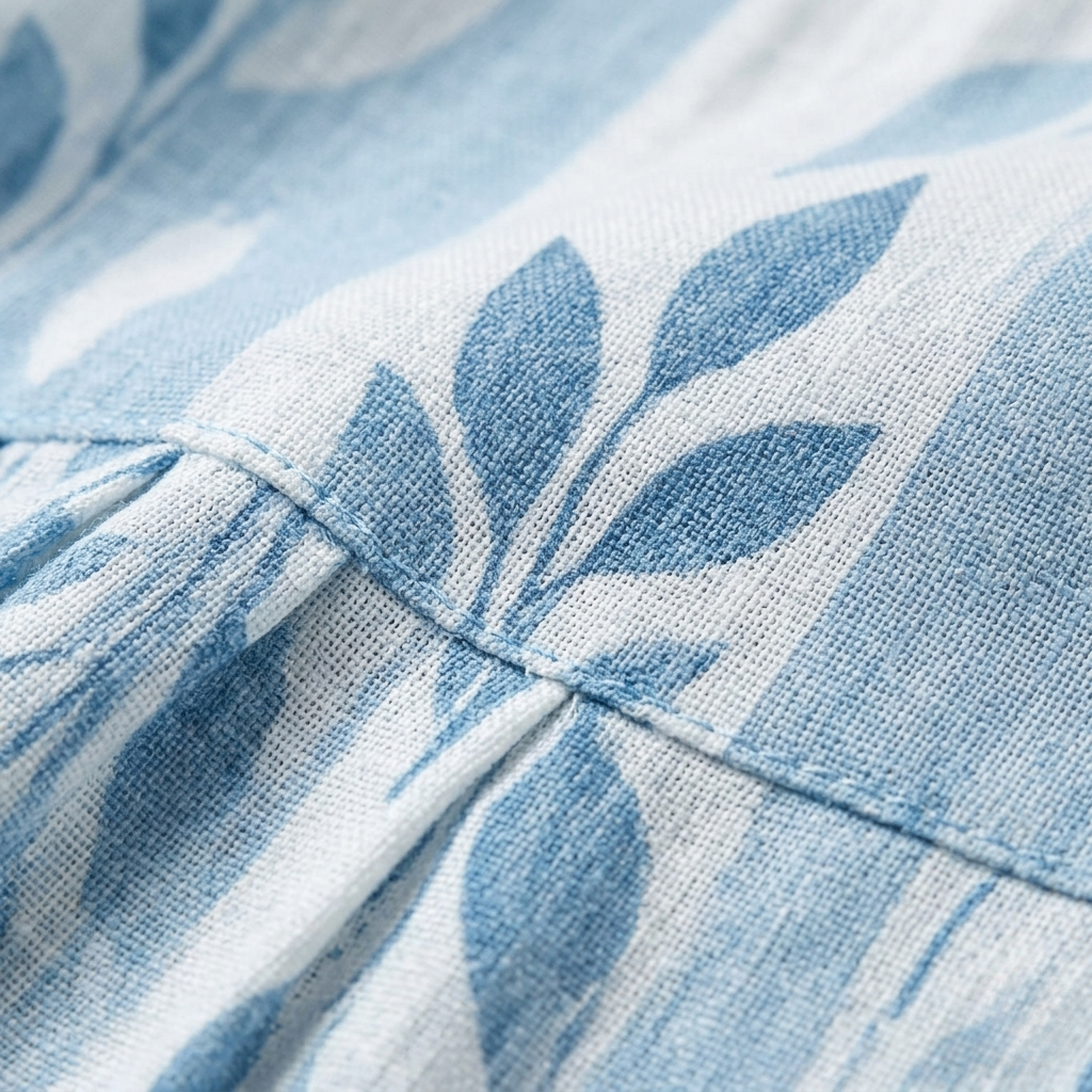 Jolie | Leaf Print Midi Dress