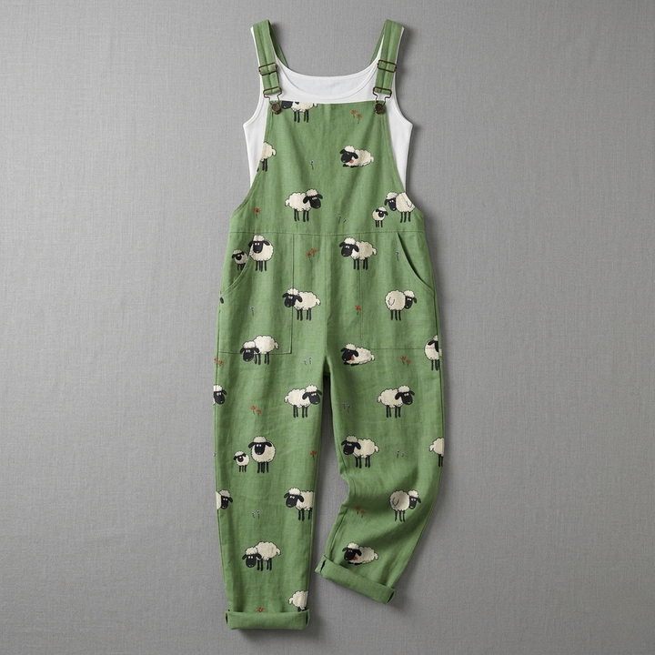Luna | Printed Wide Leg Jumpsuit