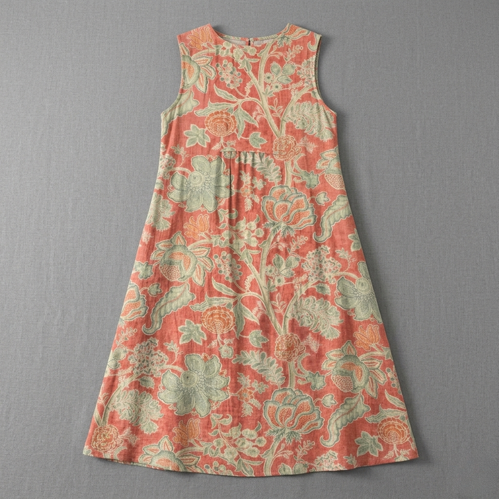 Bethany | Floral Print Midi Dress