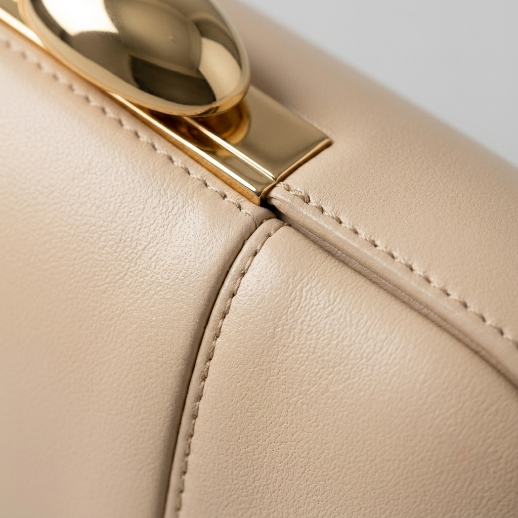 Selene | Rounded Metallic Chain Clutch Bag