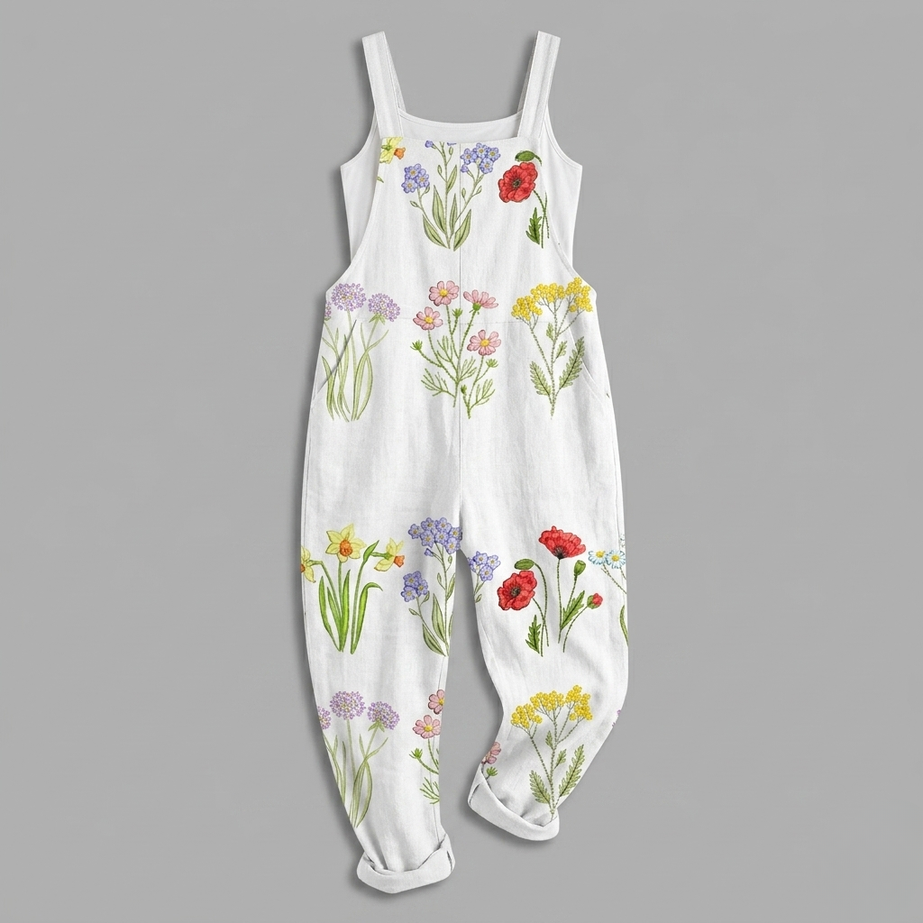 Ava | Printed Wide Leg Jumpsuit