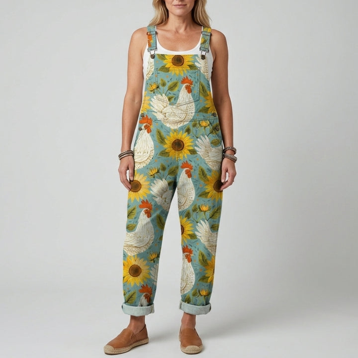 Adèle | Printed Wide Leg Jumpsuit