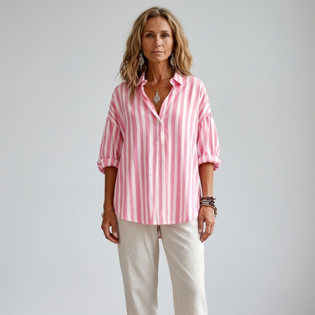 Nora | Everyday Striped Relaxed Fit Blouse