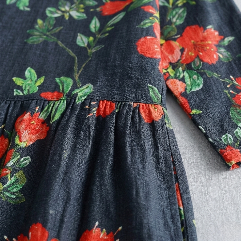 Wendy | Elegant Floral Summer Midi Dress