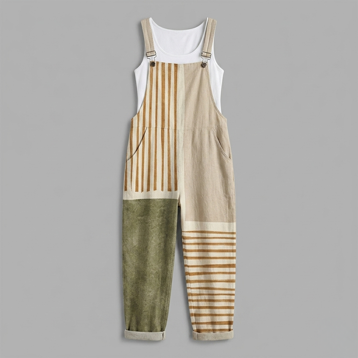 Mia Printed Wide Leg Jumpsuit