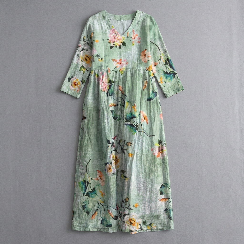 Maya | Floral Summer Midi Dress