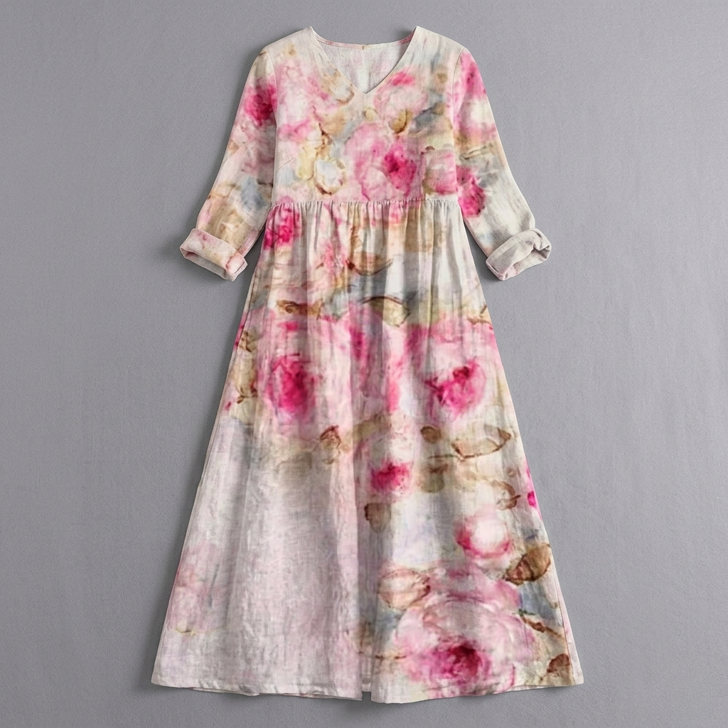 Barbara | Elegant Floral Summer Dress