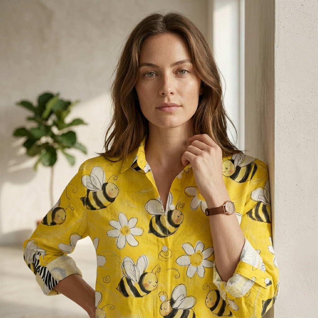 Franka | Bee Blossom Button Blouse