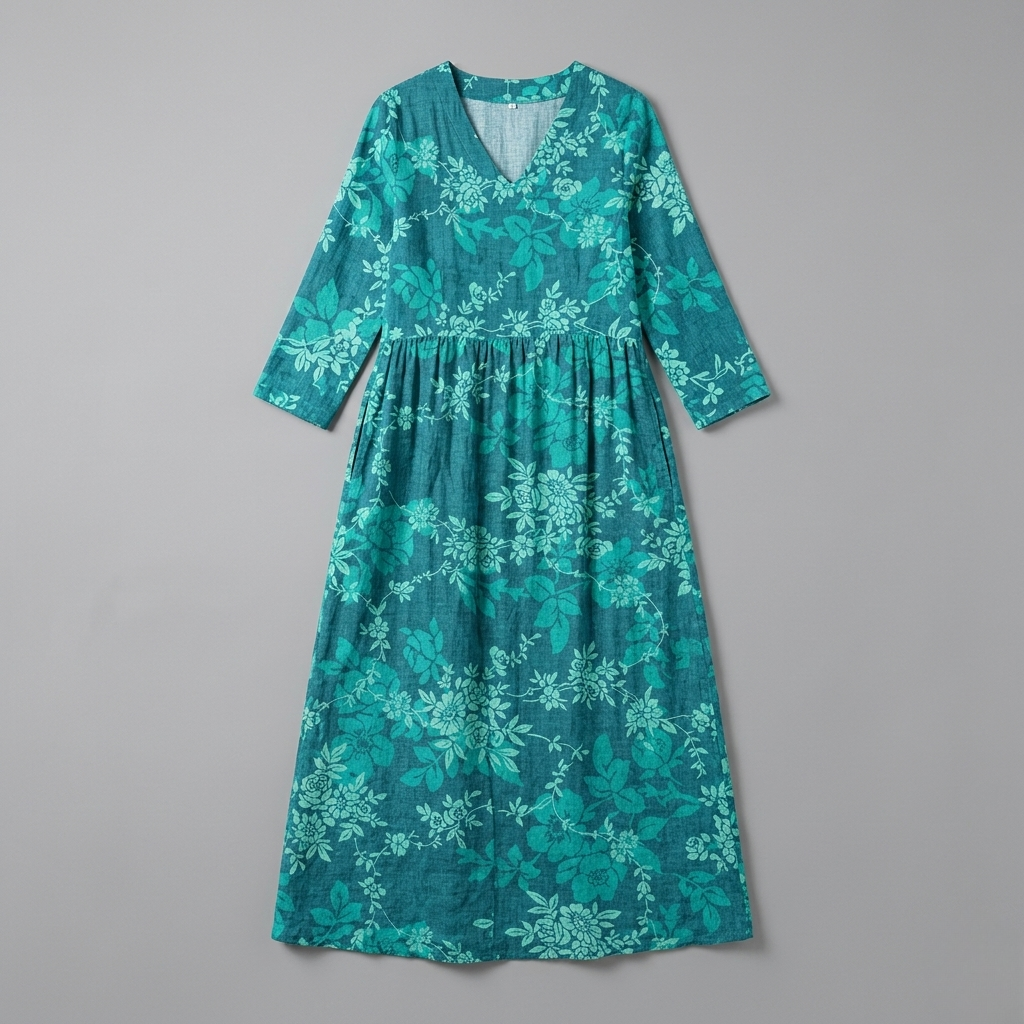 Marie | Floral Summer Midi Dress