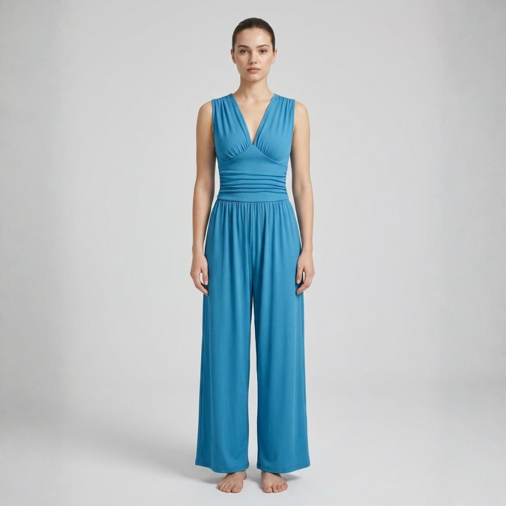 Charity | Sleeveless Wide-Leg Jumpsuit